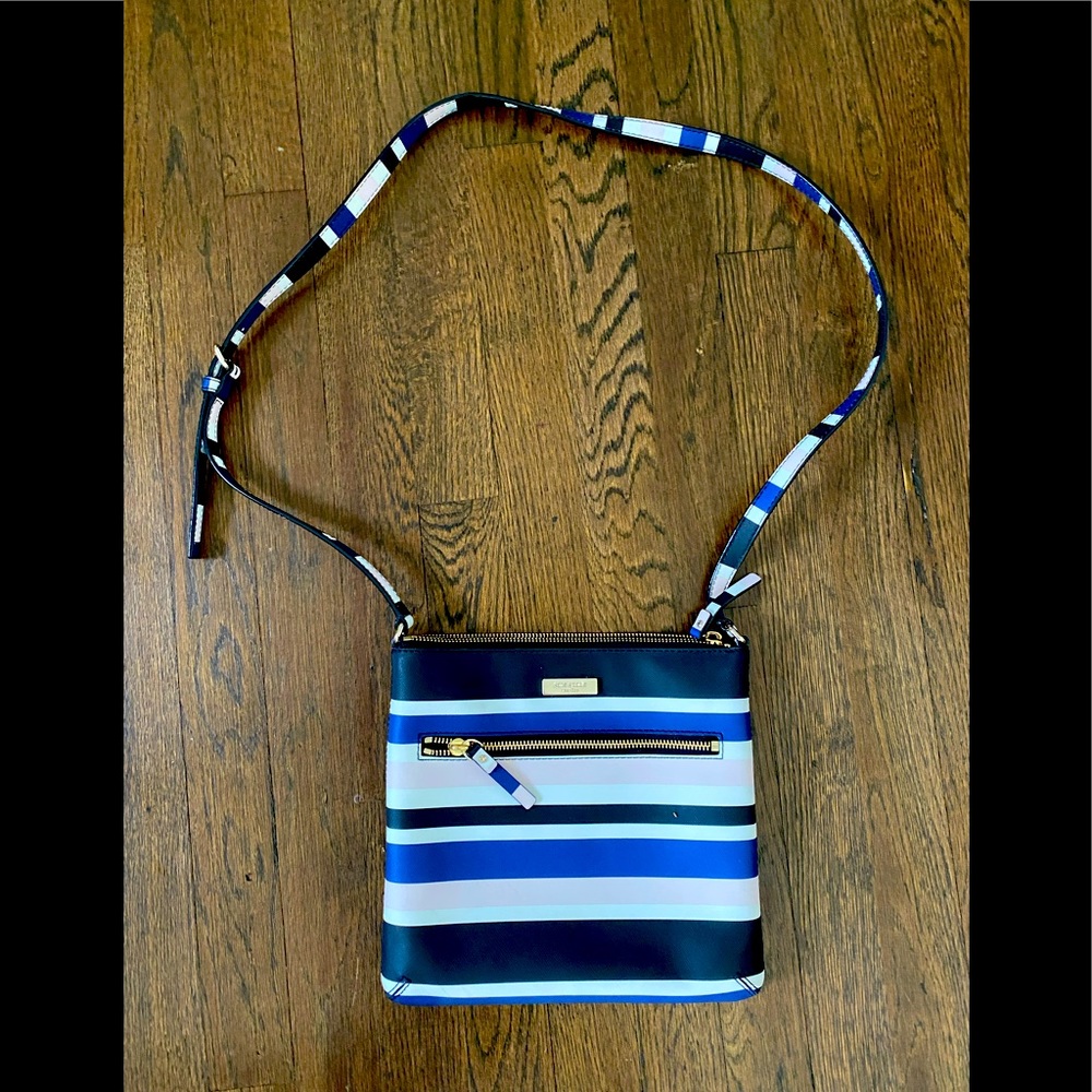 Kate Spade striped crossbody bag